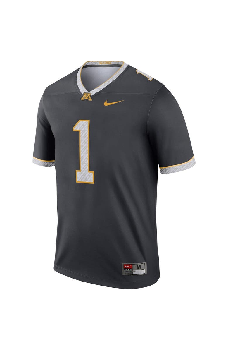 Nike Men's Nike Gray #1 Minnesota Golden Gophers Legend Alternate Jersey, Alternate, color, 