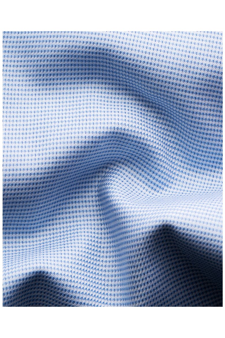 Contemporary Fit Semisolid Cotton Dress Shirt, Alternate, color, BLUE