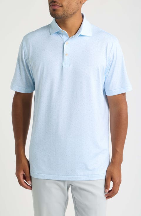 Rivington Microprint Summer Comfort Performance Jersey Polo
