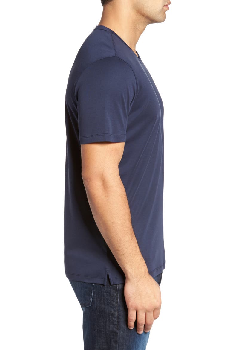 Georgia Regular Fit V-Neck T-Shirt, Alternate, color, BLUE NIGHT