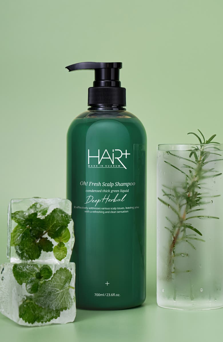 HAIR+ Oh! Fresh Scalp Deep Herbal Shampoo, Alternate, color, Deep Herbal