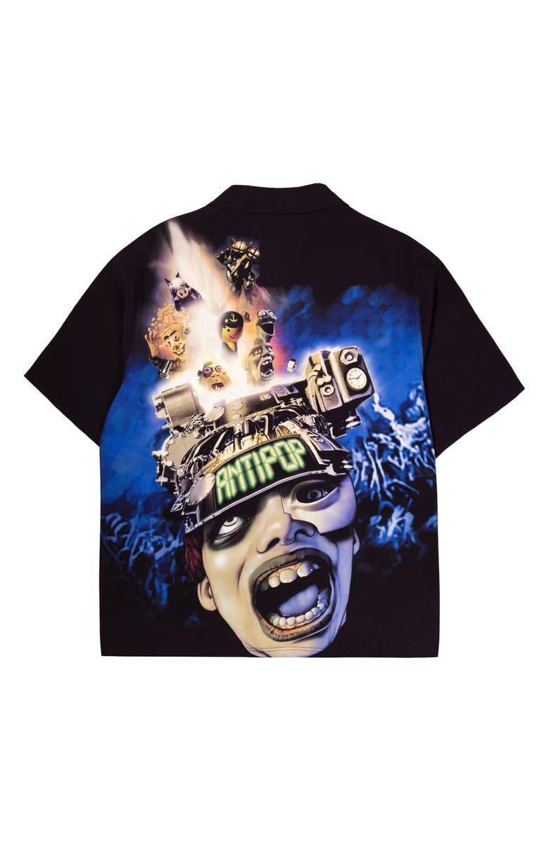 PLEASURES Anti-Pop Camp Shirt, Alternate, color, Multi