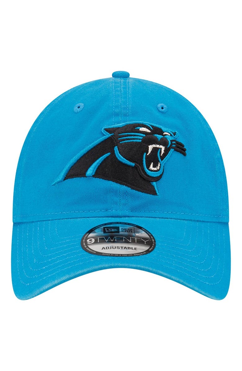 New Era Men's New Era Blue Carolina Panthers Distinct 9TWENTY Adjustable Hat, Alternate, color, Blue