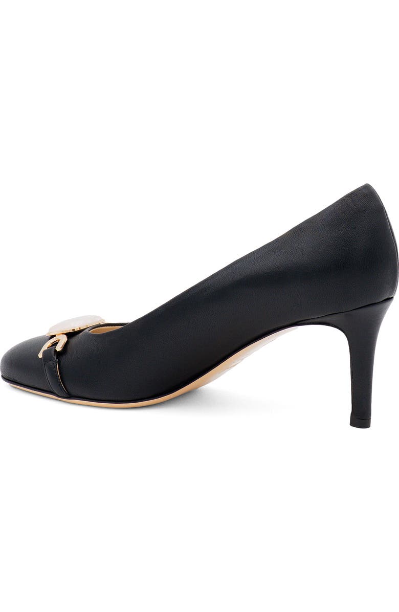 Amalfi by Rangoni Lancetta Almond Toe Pump, Alternate, color, Black Parmasoft