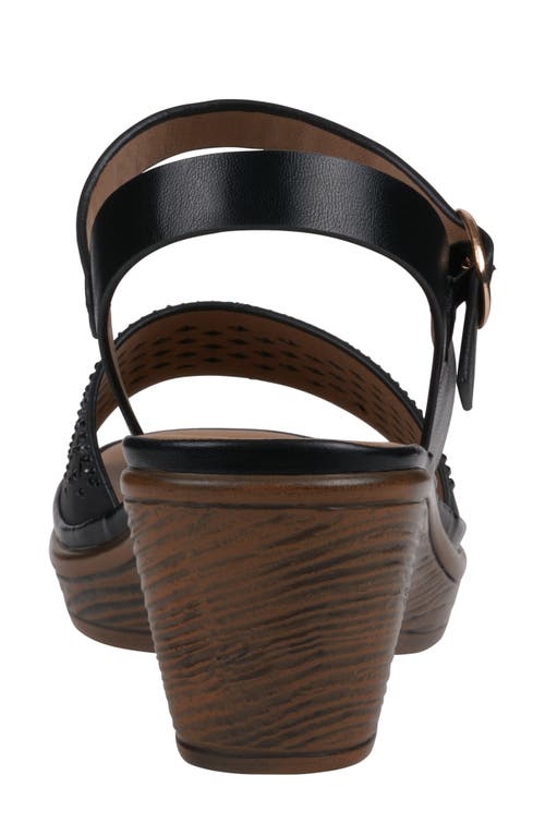 Gc Shoes Ankle Strap Sandal In Black