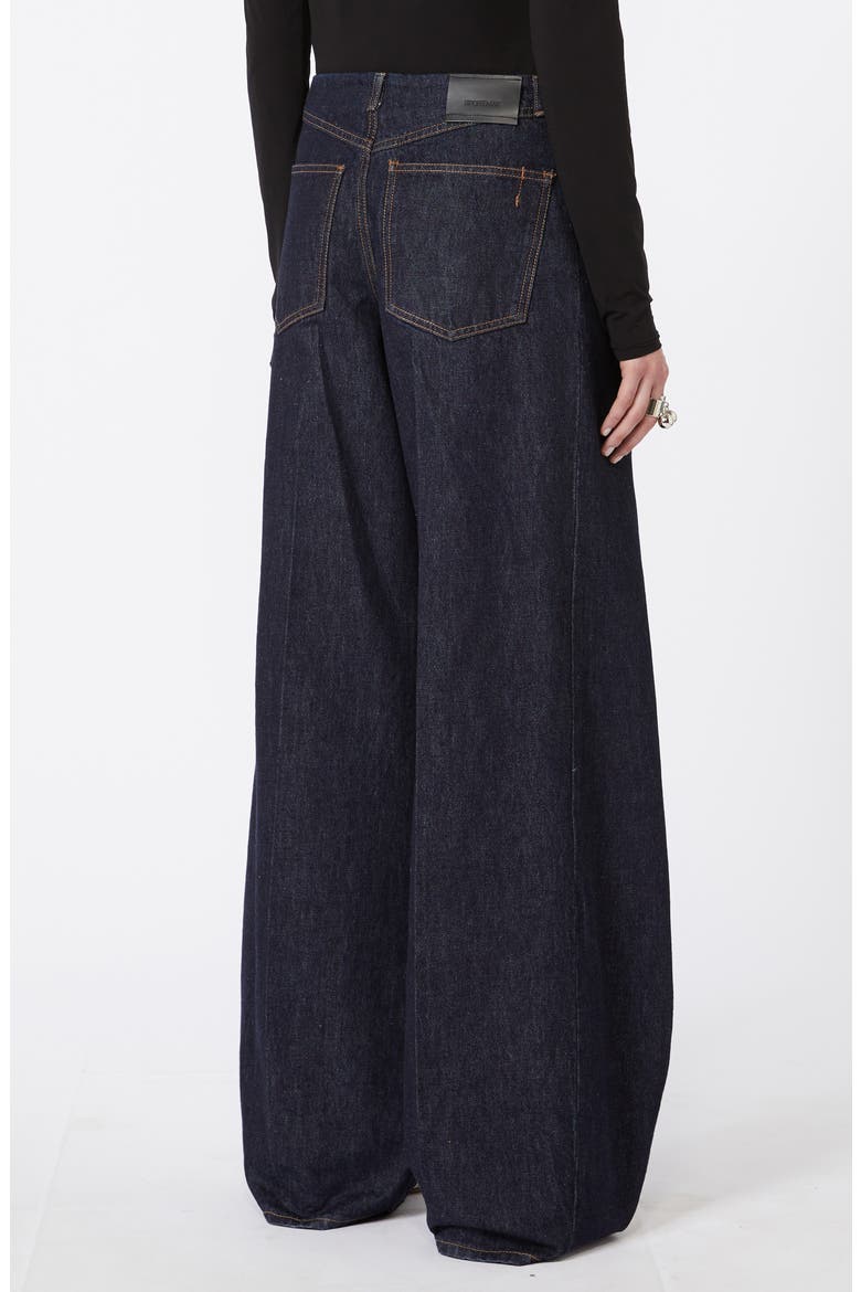 Dora Oversize Wide Leg Jeans, Alternate, color, MIDNIGHT BLUE