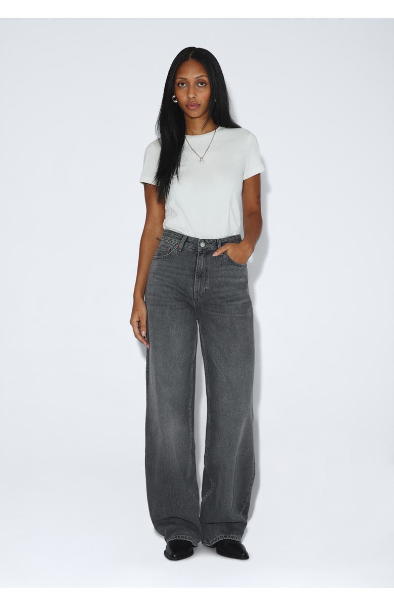 Dr. Denim Donna High Relaxed Jeans, Alternate, color, Mid Grey Used