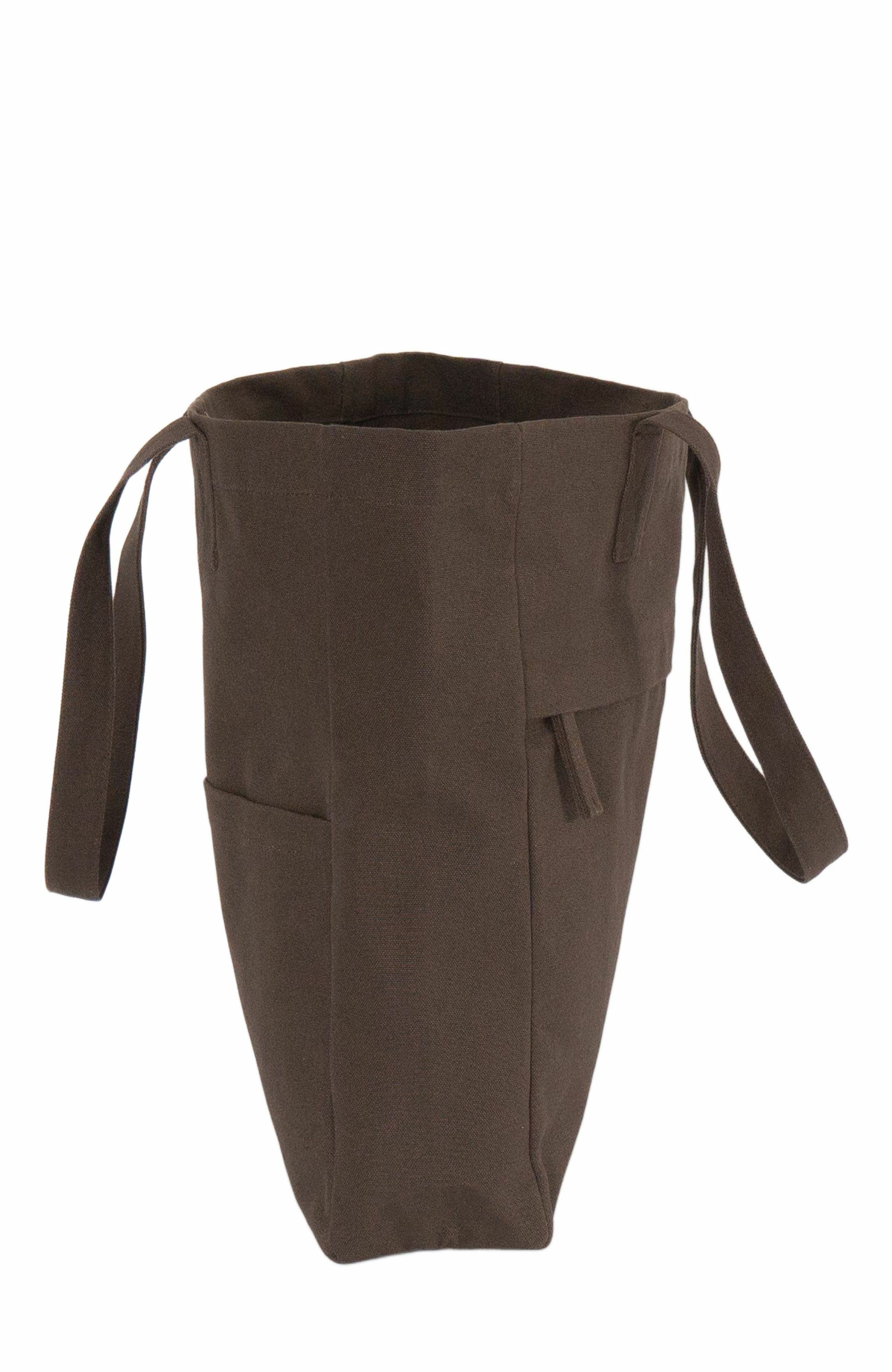 Organic Cotton Canvas Work Tote Bag, Alternate, color, Chestnut Brown