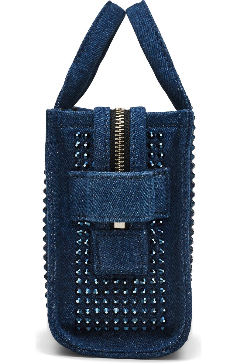 Marc Jacobs The Crystal Denim Crossbody Tote Bag, Alternate, color,