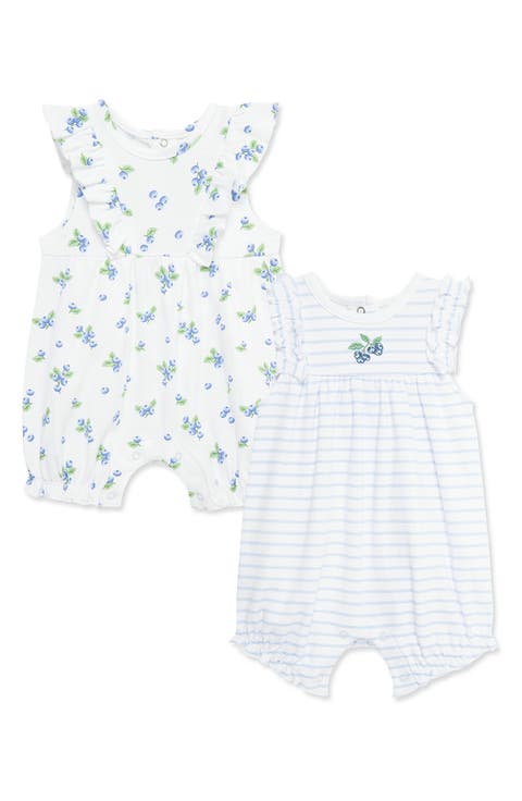 2-Pack Cotton Bubble Rompers (Baby)