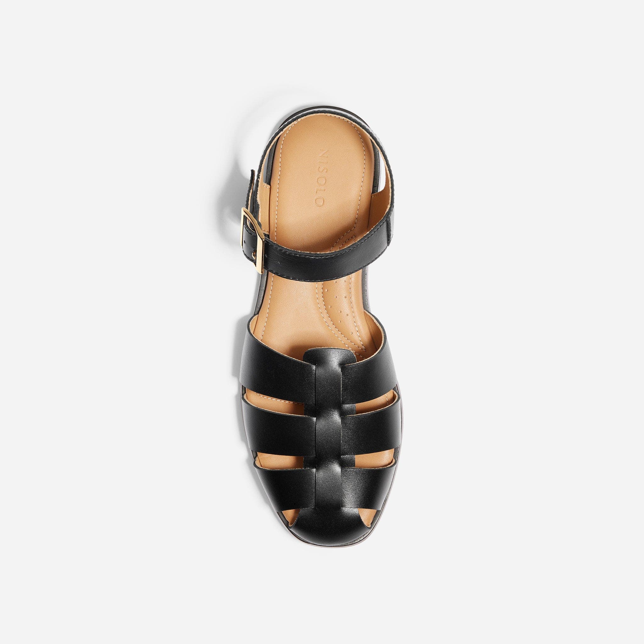 Mira Fisherman Sandal, Alternate, color, Black