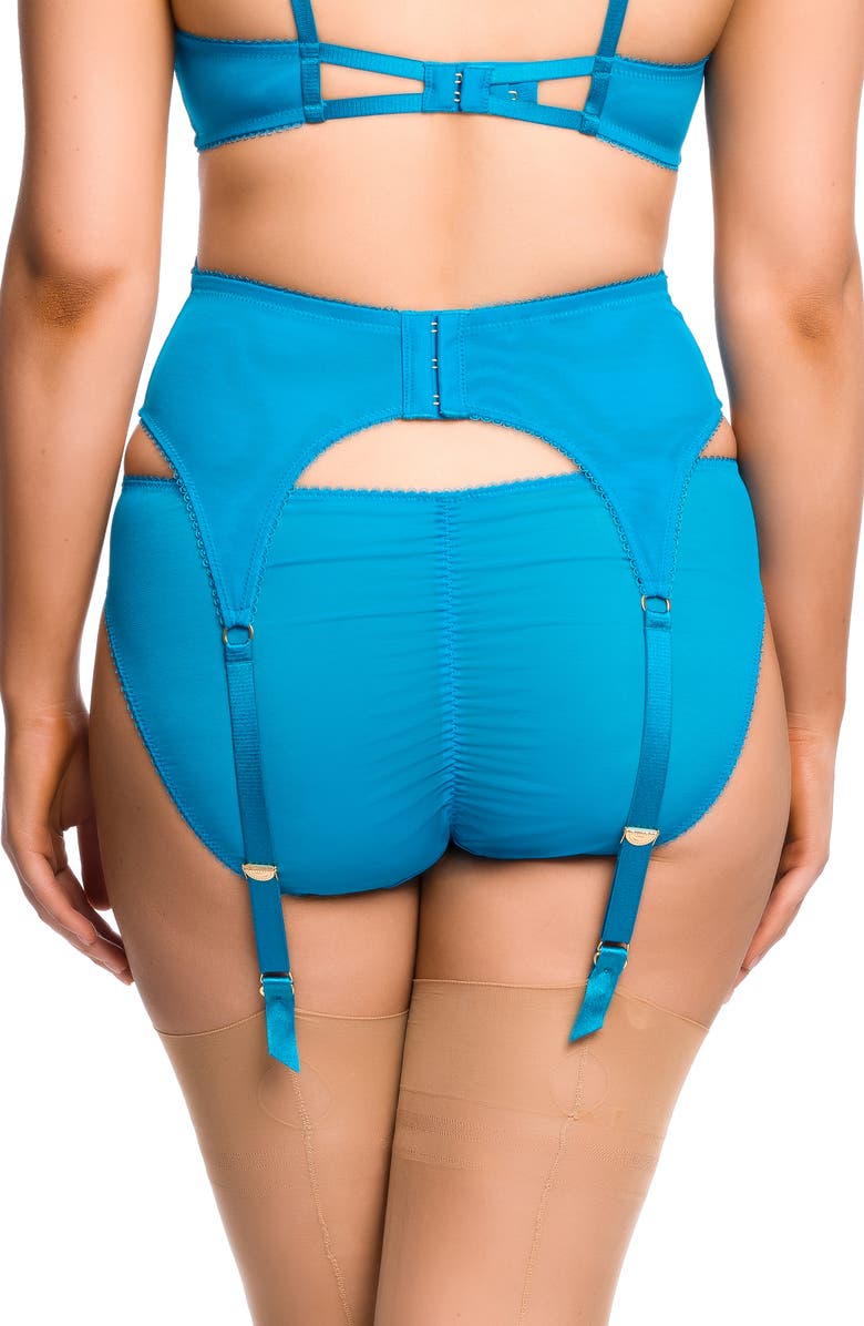 Dita Von Teese Esther Lace Trim Garter Belt, Alternate, color, 