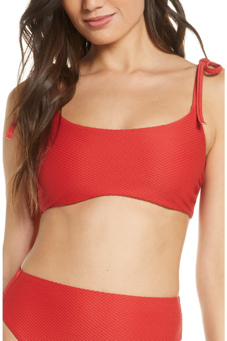 Easy Retro Bikini Top, Main, color, RED POMPEII
