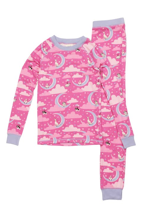 Kids' Moon Dogs Fitted Two-Piece Pajamas (Toddler, Little Kid & Big Kid)
