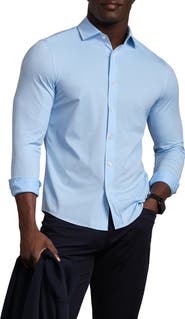 Rhone Commuter Slim Fit Button-Up Shirt
