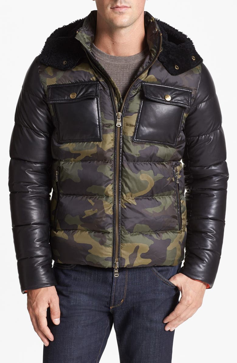 Michael Kors Camo Quilted Jacket, Main, color, 