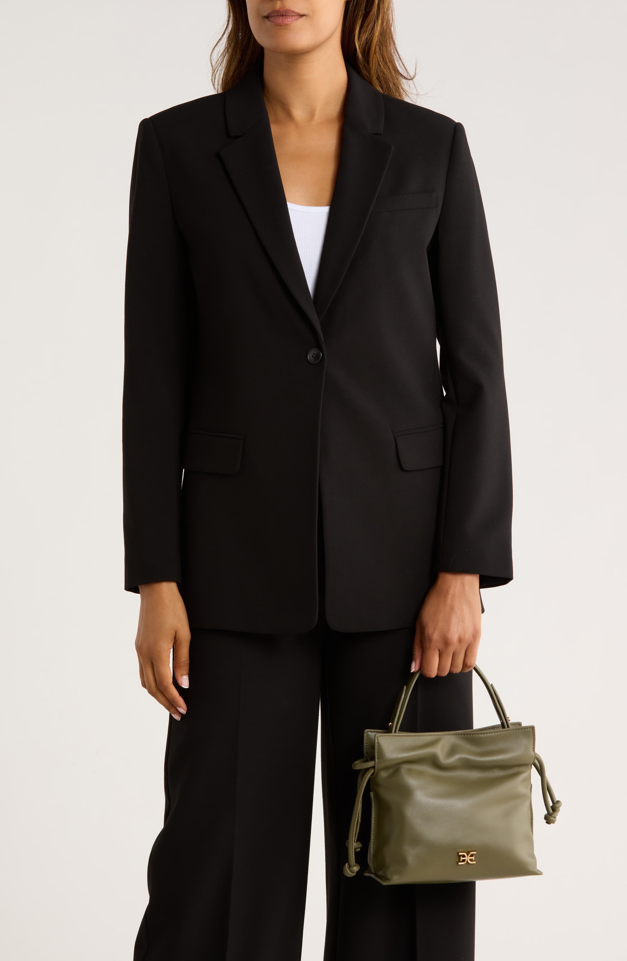 Sam Edelman Marilyn Drawstring Crossbody Bag, Alternate, color, Olive