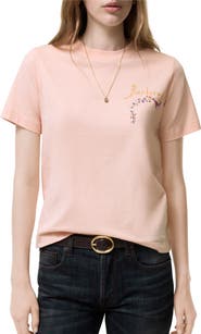 Burberry Brave Little Tree Cotton T-shirt