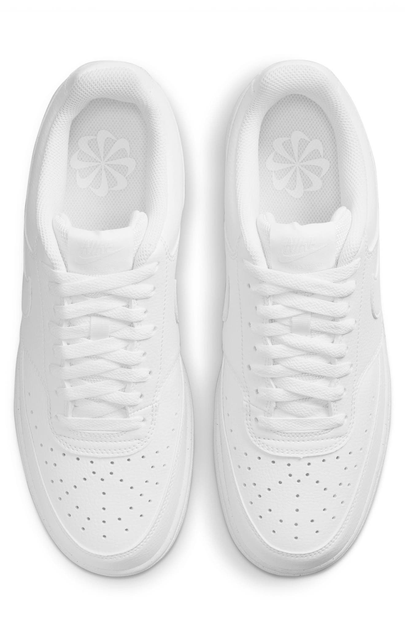 Nike Court Vision Next Nature Sneaker, Alternate, color, 100 White/White