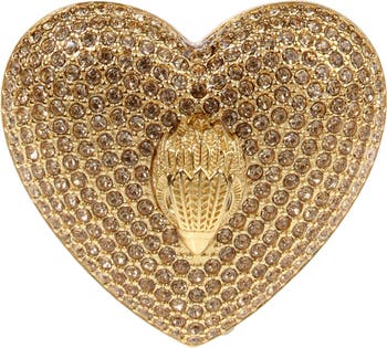 Kurt Geiger London Pavé Crystal Heart Brooch | Nordstrom display picture 1