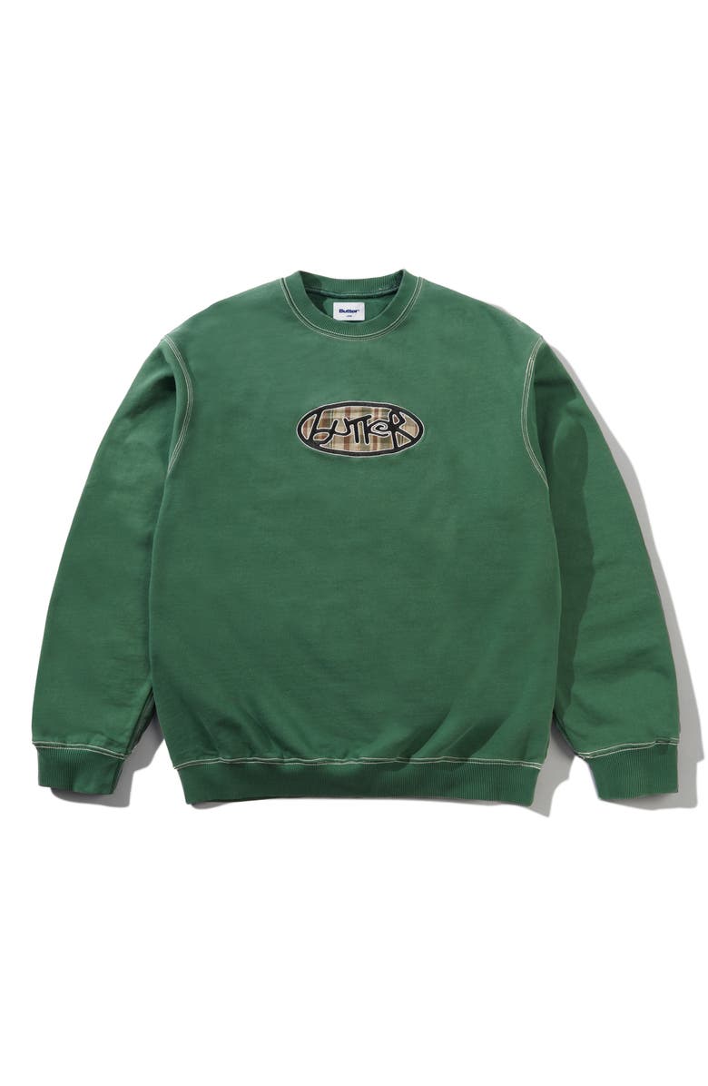 Butter Goods Crust Logo Sweatshirt, Main, color, 