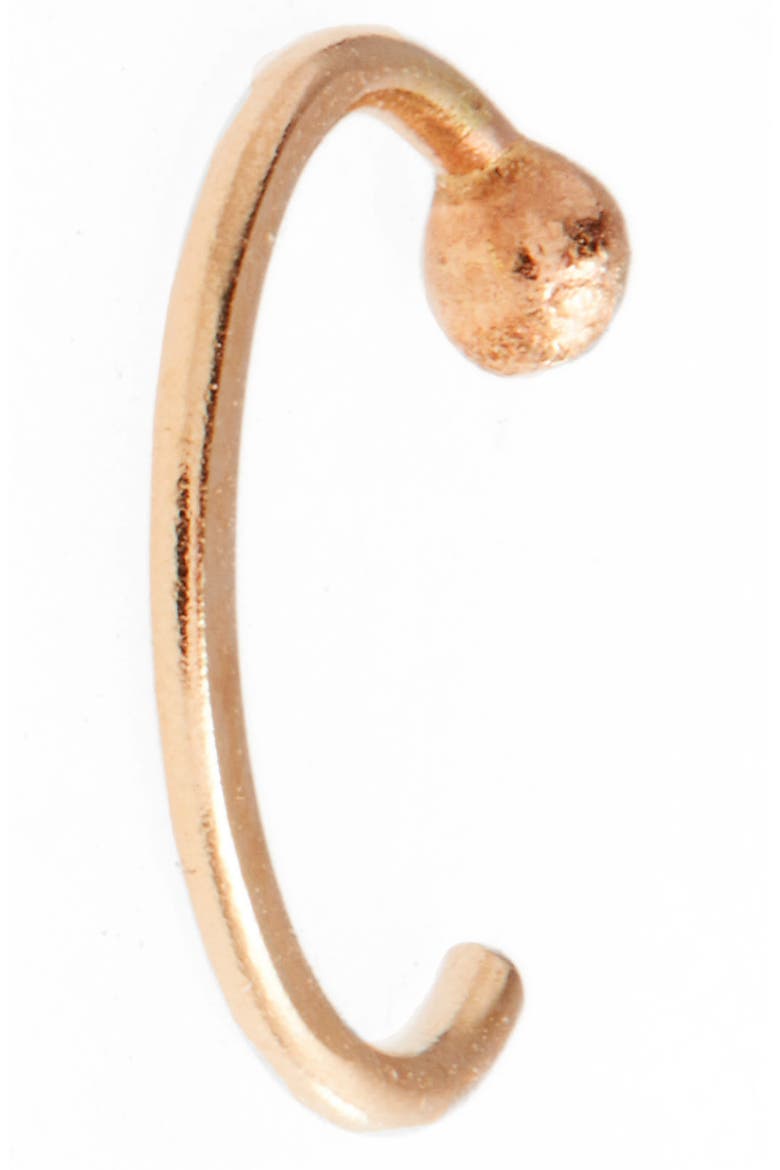 Gold Hug Hoop Earrings, Alternate, color, YELLOW GOLD