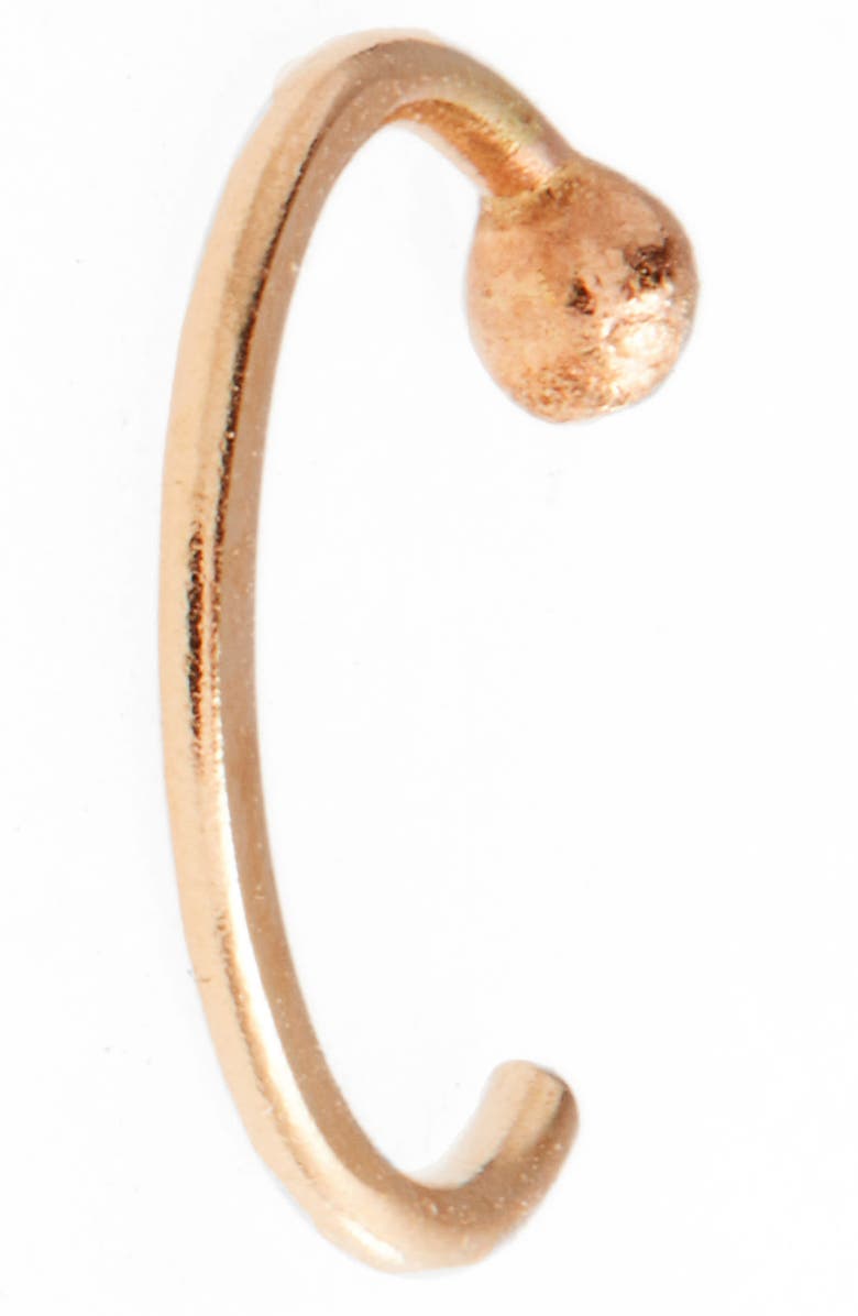 Melissa Joy Manning Gold Hug Hoop Earrings, Alternate, color, 