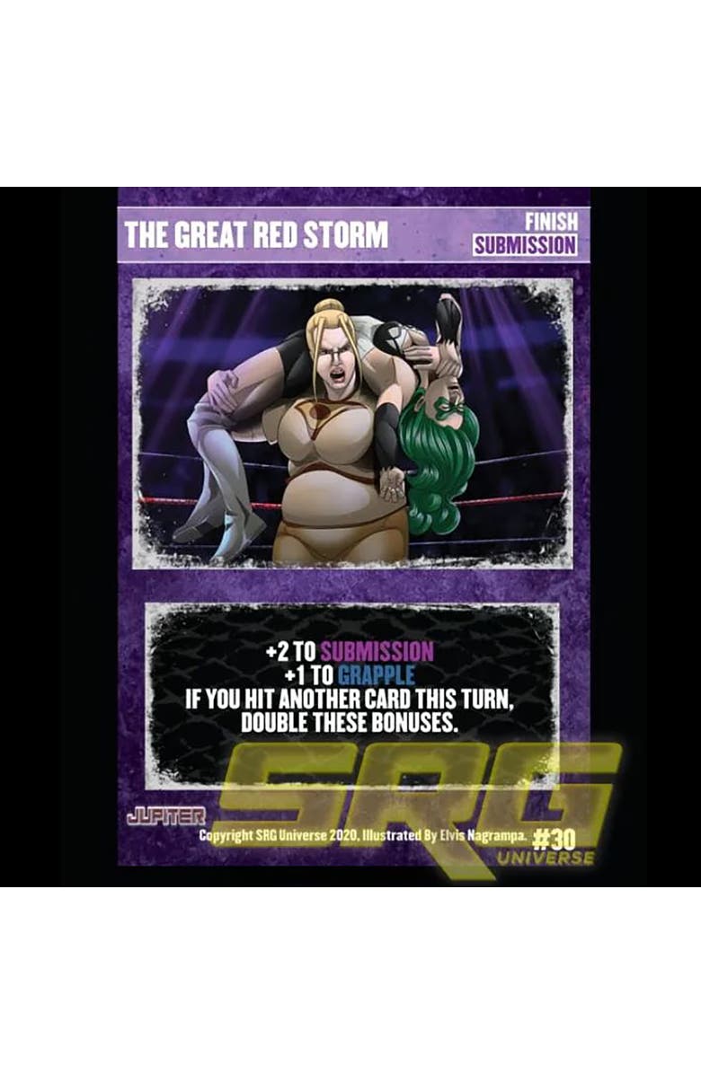 GTS Distribution Supershow Cosmic Crusader Jupiter Wrestling Card And Dice Game, 26 Players, Alternate, color, 
