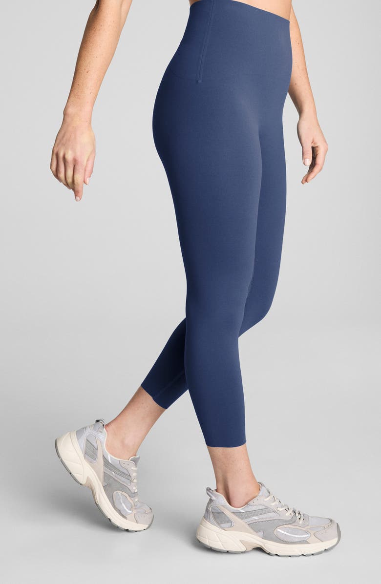 SPANX<sup>®</sup> High Waist 7/8 Leggings, Alternate, color, Faded Indigo