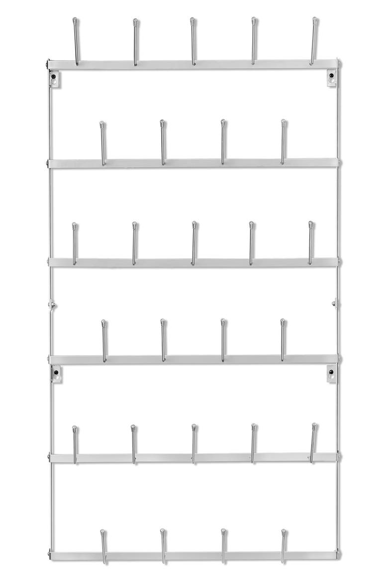Large 6-Tier Metal Mug Rack, Main, color, SILVER