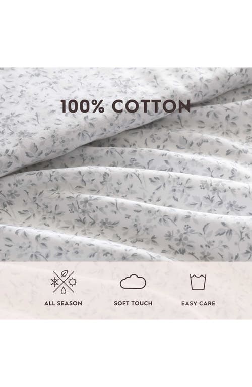 Laura Ashley Tierney Floral 300 Thread Count Cotton Sateen Sheet Set