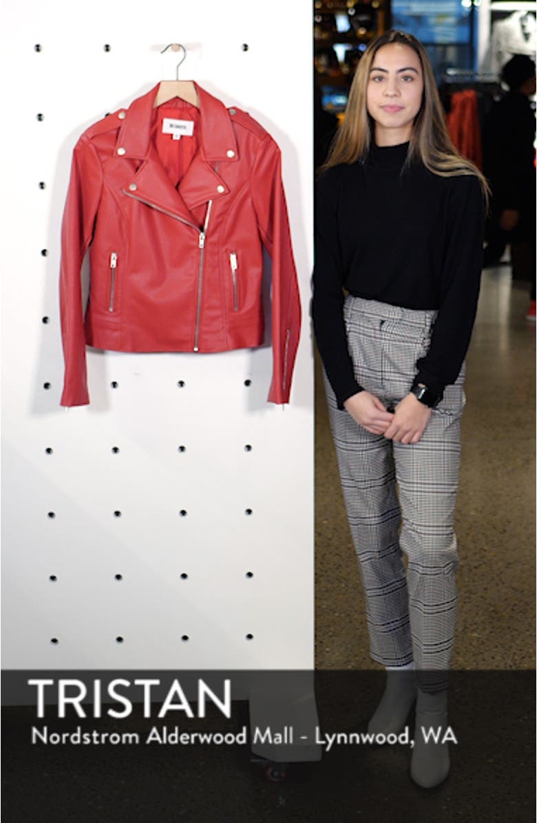 BB Dakota Beverly Thrills Faux Leather Jacket, sales video thumbnail