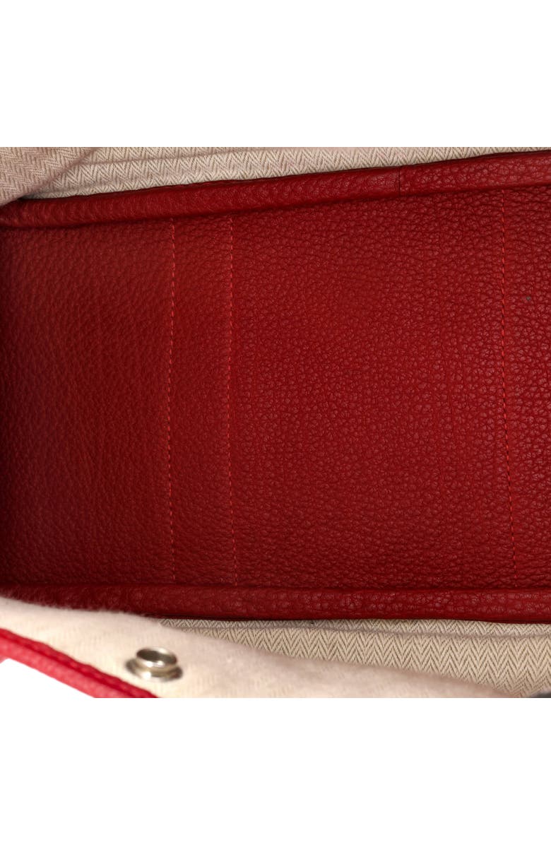 Pre-Owned Hermes Garden Party Tote Leather 30, Alternate, color, Rouge Vif