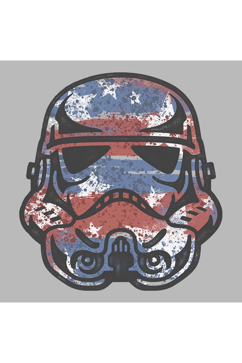 Men's Star Wars Patriotic Stormtrooper  Graphic T-Shirt, Alternate, color, Sport Grey