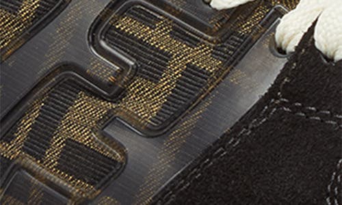 Shop Fendi Ff Match Sneaker In Nero/tobacco