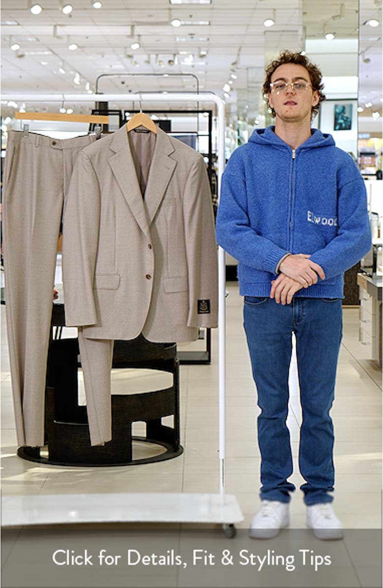 Tan Wool & Cashmere Serge Suit, sales video thumbnail
