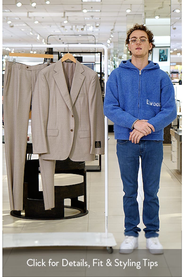 Tan Wool & Cashmere Serge Suit video