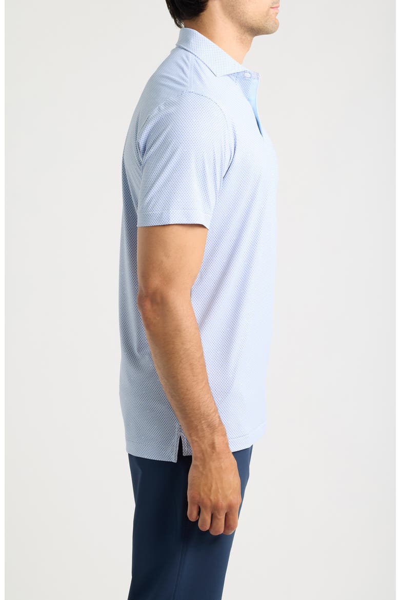 Endives Performance Jersey Polo, Alternate, color, WHITE / WINDY BLUE