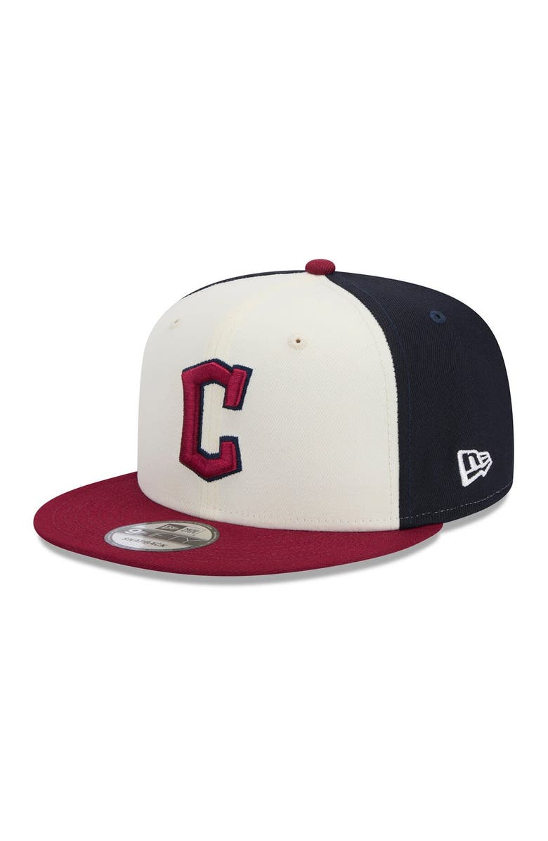 New Era Men's New Era  White/Red Cleveland Guardians 2024 City Connect 9FIFTY Snapback Hat, Main, color, 