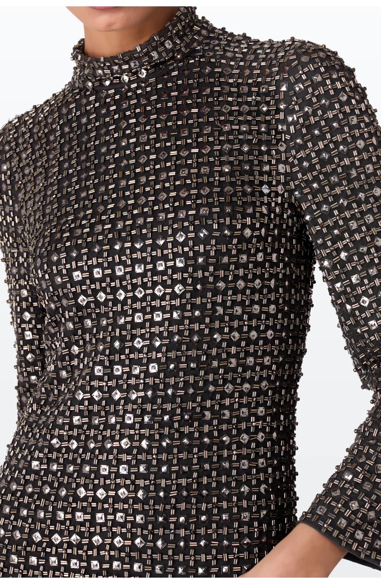 Jenny Packham Star Gazer Gown, Alternate, color, Shadow Grey