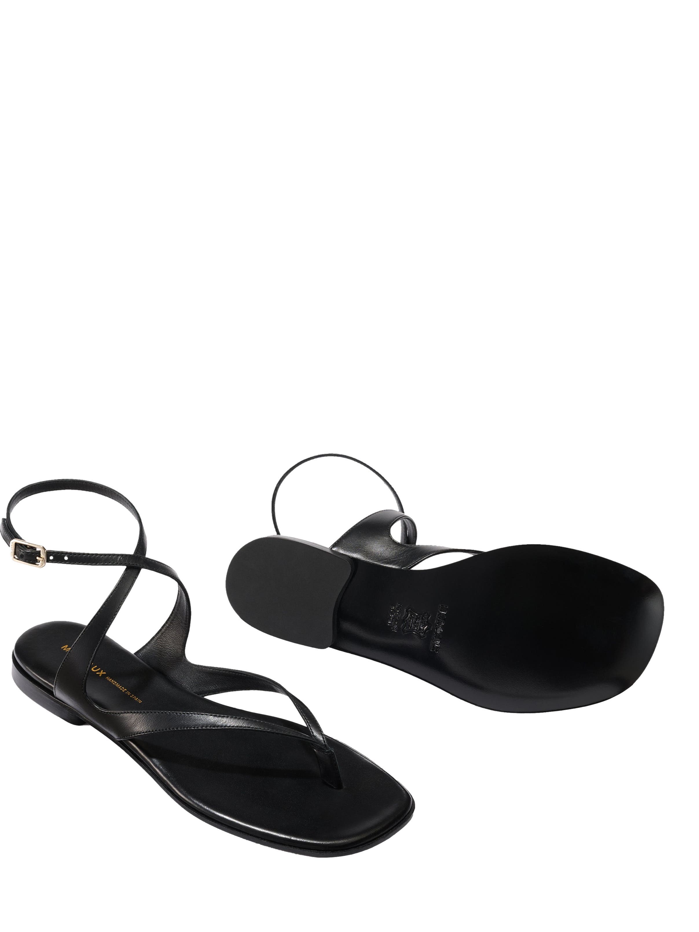 MARGAUX The Palermo Sandal, Alternate, color, Black Nappa