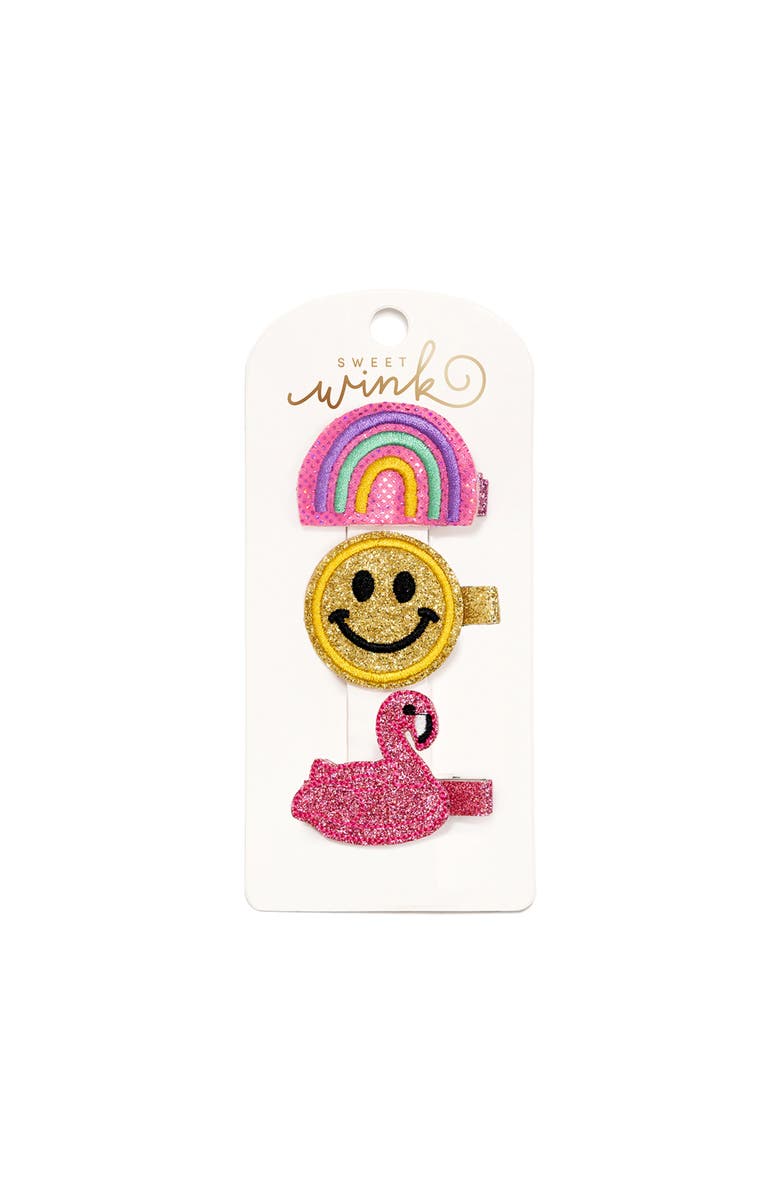 Sweet Wink Summer Fun Clip Set, Main, color,