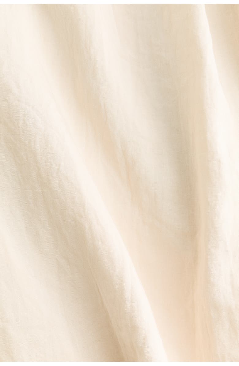 H&M Wide Drawstring Trousers, Alternate, color, Light Beige