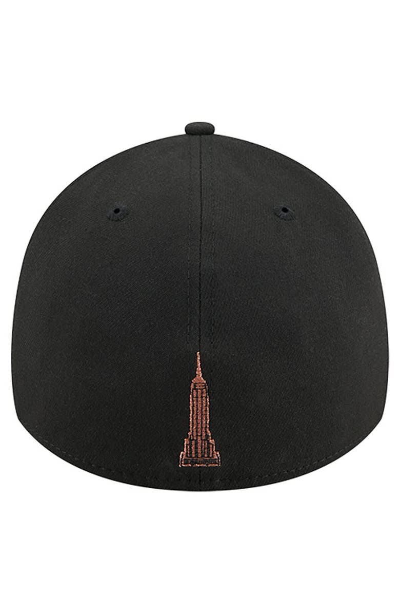 New Era Men
s New Era  Black New York Giants Empire 39THIRTY Flex Hat, Alternate, color, Black