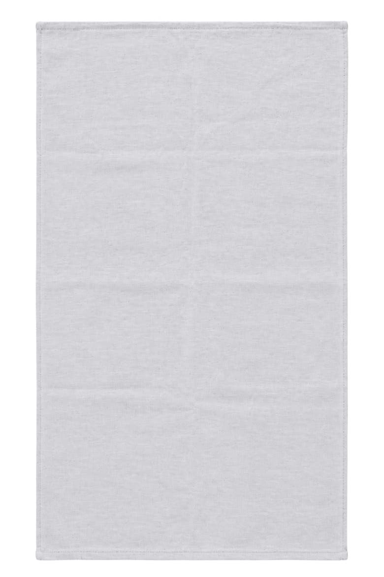Stucco Organic Cotton Terry-Lined Turkish Hand Towel, Alternate, color, Light Grey