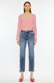 KanCan Kathrine Essentials High Rise Slim Straight Leg Jeans