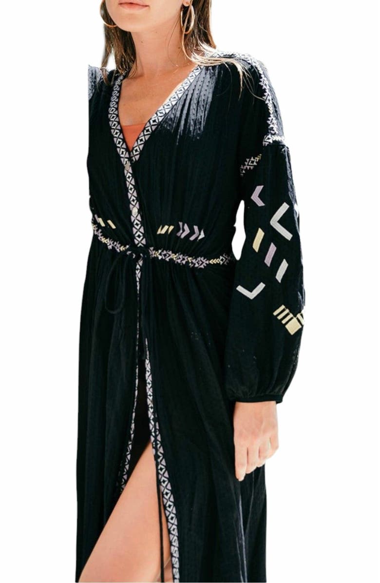 Biliblond Embroider Kaftan, Alternate, color,