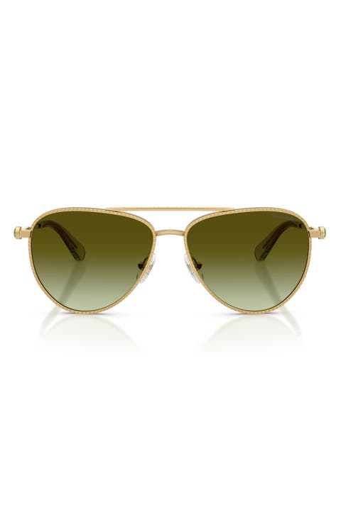 59mm Pilot Sunglasses