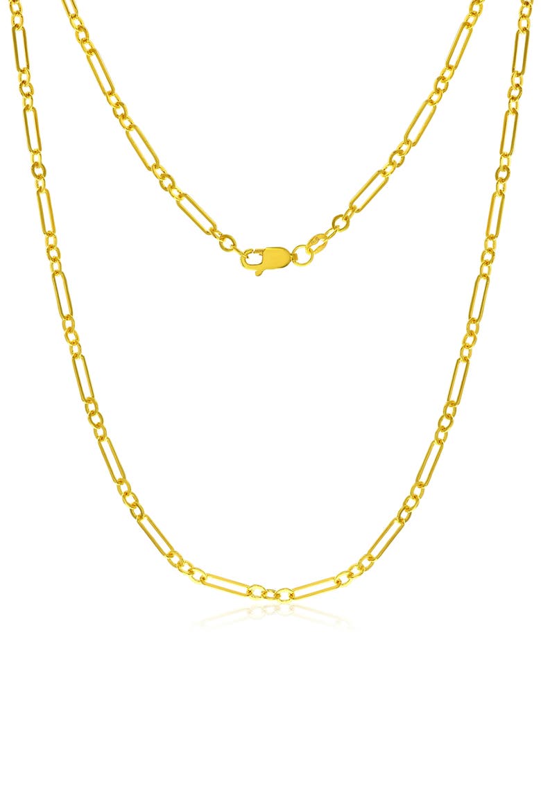 14k Gold Fill Paperclip Chain Necklace, Main, color, GOLD