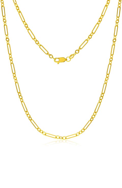 14k Gold Fill Paperclip Chain Necklace